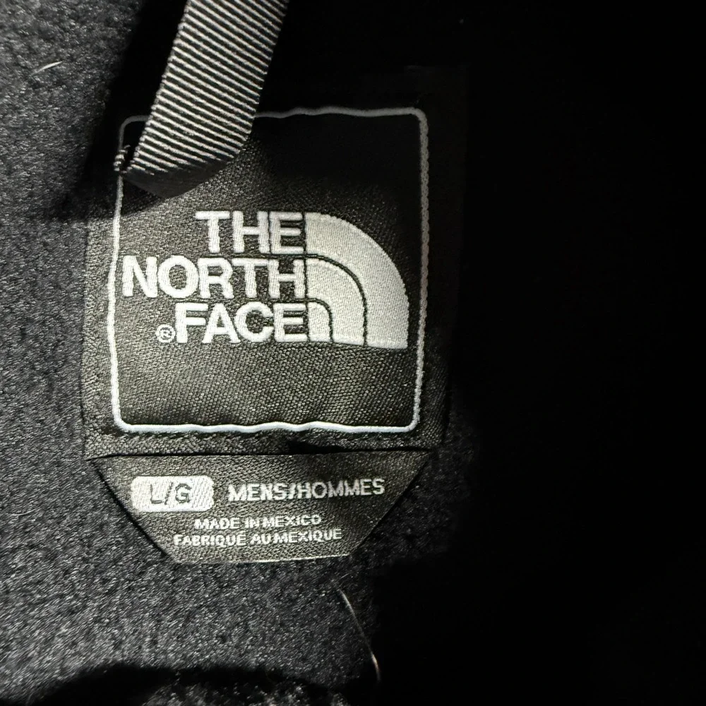 The North Face Jacket Mens Large Black Denali Full Zip Polartec Fleece Utility
